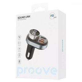 АЗП Proove FM Launcher Sound Link 30W (PD+QC3.0) Type-C+USB 50881 фото