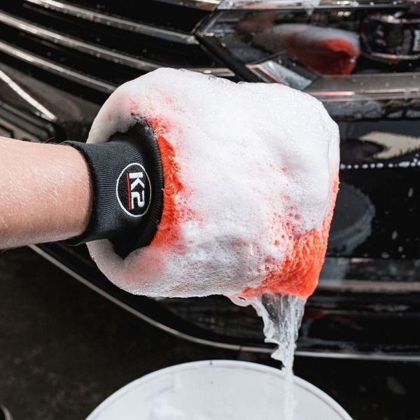 Рукавичка K2 Wash Mitt для миття автомобілів мікрофібра 27 см х 21 см K20545 фото