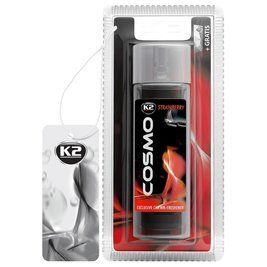 Oсвіжувач повітря K2 Cosmo Полуниця з картонною підвіскою 50 мл K20847 фото