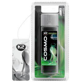 Oсвіжувач повітря K2 Cosmo Зелене яблуко з картонною підвіскою 50 мл K20849 фото