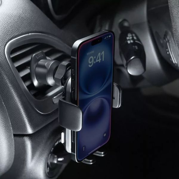 Автомобільний тримач з Бездротовим ЗП Proove Nitro Charge 15W 55537 фото