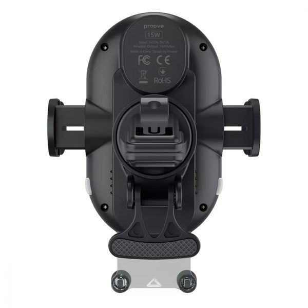 Автомобільний тримач з Бездротовим ЗП Proove Rounded Energy 15W 47923 фото