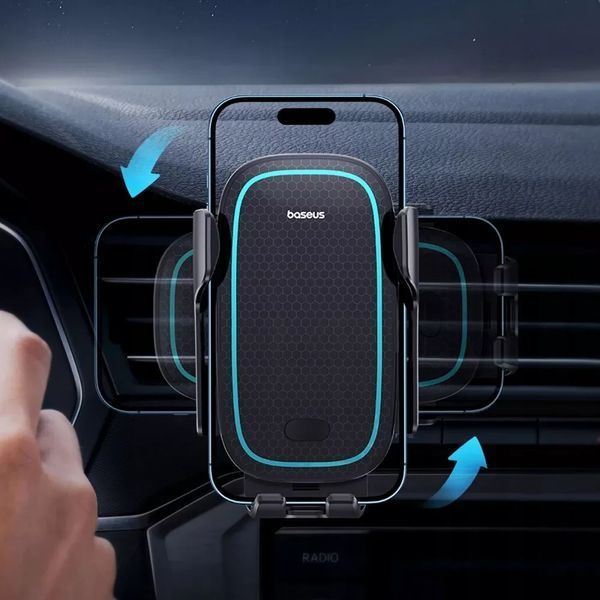 Автомобильный держатель с Беспроводным ЗУ Baseus Milky Way Pro 15W 51626 фото