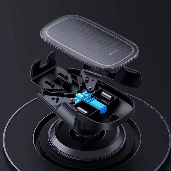 Автомобильный держатель с Беспроводным ЗУ Baseus Milky Way Pro 15W 51626 фото