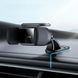 Автотримач на сонячній батареї для телефона Baseus Steel Cannon pro Solar Electric Car Mount на торпедо Чорний 2577320951 фото 6