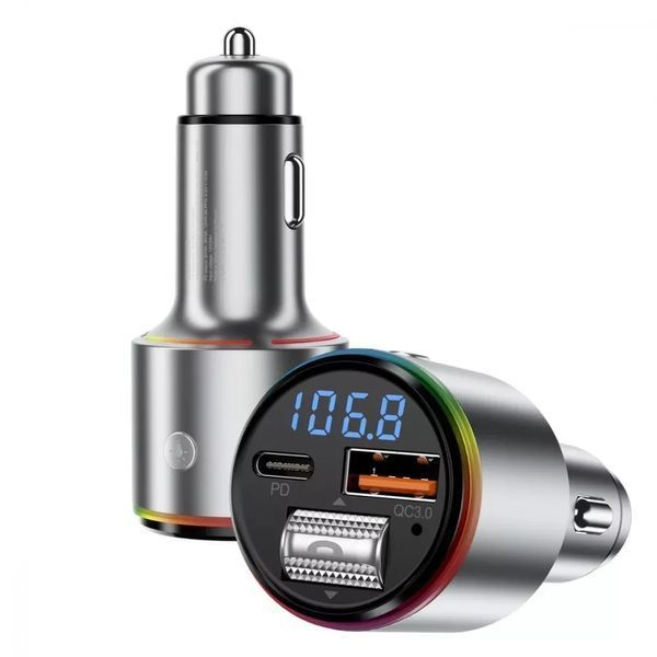 АЗП Proove FM Launcher Power Drive 30W (PD+QC3.0) Type-C+USB+AUX 50882 фото