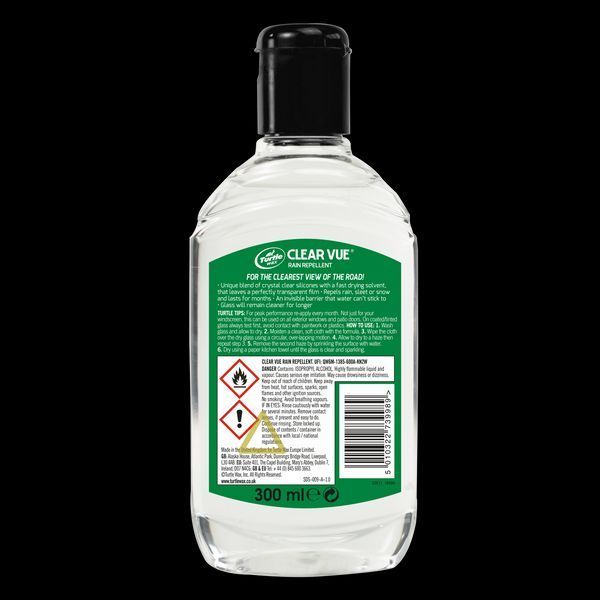 Средство для стекла антидождь TURTLE WAX Clearvue 300 мл 52887 фото
