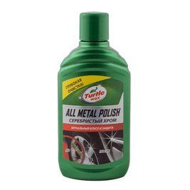 Поліроль-реставратор металевих поверхонь Turtle Wax ALL METAL POLISH 300 мл 52892 фото