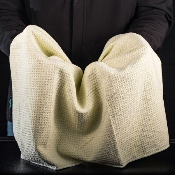 Полотенце К2 Waffle Weave для ухода за автомобилем влагопоглощающее вафельное микрофибра 60 см х 90 см K20529 фото