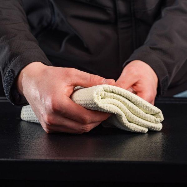 Полотенце К2 Waffle Weave для ухода за автомобилем влагопоглощающее вафельное микрофибра 60 см х 90 см K20529 фото