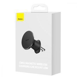 Автомобильный держатель с Беспроводным ЗУ Baseus CW01 Magnetic 15W 55282 фото