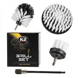 Набор щеток K2 Brill Set PRO DRILL Brush Set на дрель для чистки профессиональный K20890 фото