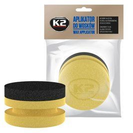 Губка-аплікатор для полірування WAX APPLICATOR 9 см K20805 фото