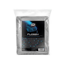 Рушник K2 Flossy PRO для сушки лакофарбової поверхні мікрофібра 90 см x 60 см K20581 фото