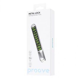 Паркувальна Карта Proove Parking Number Plate Metal Lock 48402 фото