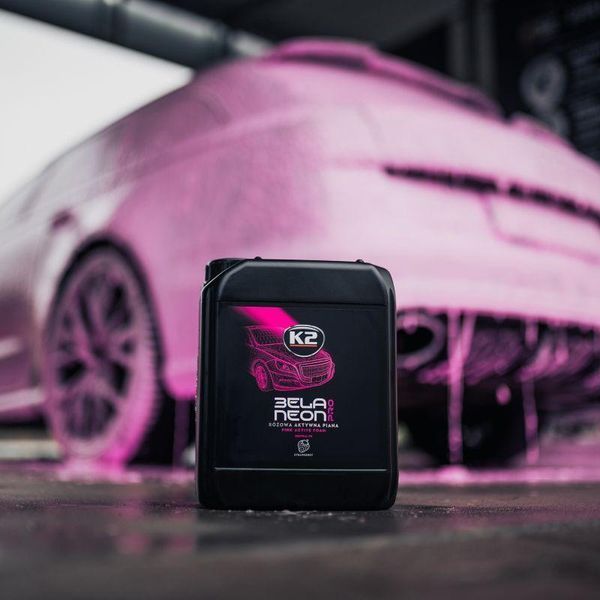 Активная пена K2 Bela Pro Neon для очистки кузова клубника 5 л K20802 фото