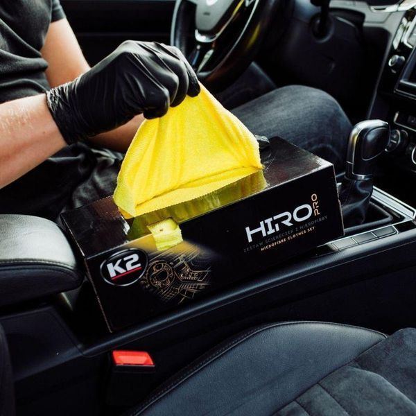 Набір серветок K2 Hiro Microfibre для догляду за автомобілем мікрофібра 30 см x 30 см 30 шт K20699 фото