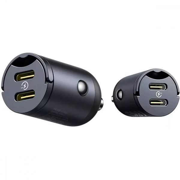 АЗП Baseus Tiny Star Mini Car Charger 2xType-C 30W 62798 фото