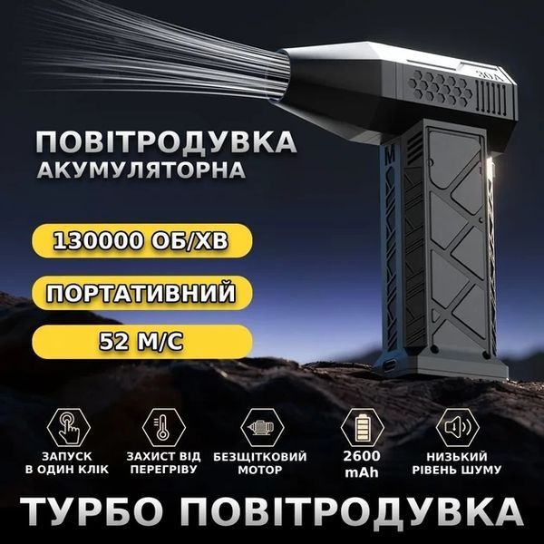 Турбосушка аккумуляторна міні 10421 фото