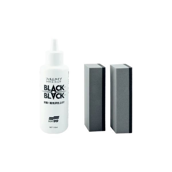 Чернение для шин SOFT99 Black Black Hard Coat for Tire 2082 фото