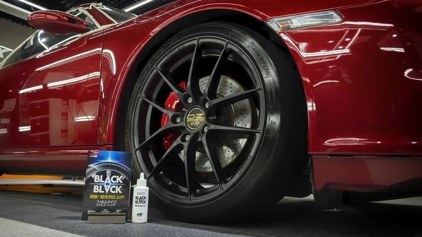 Чернение для шин SOFT99 Black Black Hard Coat for Tire 2082 фото