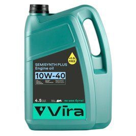 Олива моторна VIRA Semisynthetic Plus 10W-40 4,5 л VI0357 фото
