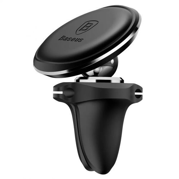 Автомобільний тримач Baseus Magnetic Air Vent Car Mount With Cable Clip 57095 фото