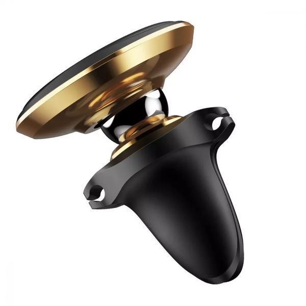 Автомобільний тримач Baseus Magnetic Air Vent Car Mount With Cable Clip 57095 фото