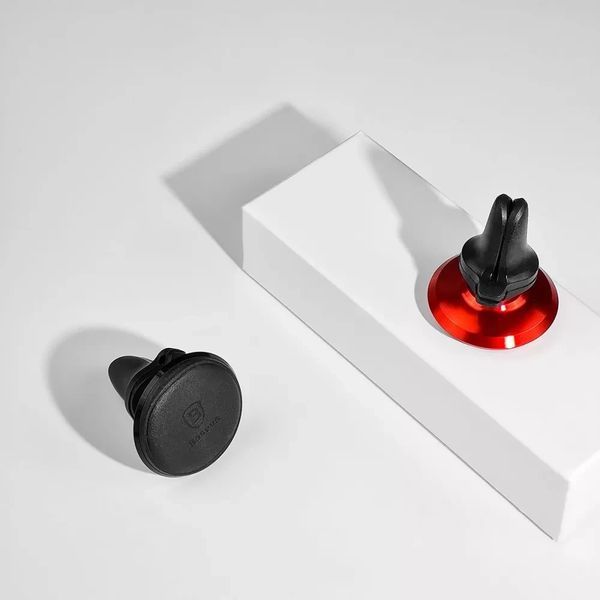 Автомобільний тримач Baseus Magnetic Air Vent Car Mount With Cable Clip 57095 фото