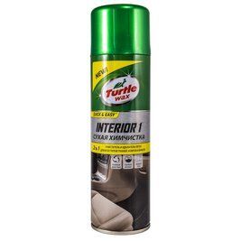 Очищувач для тканинної оббивки TURTLE WAX Interior 1 "Суха хімчистка" аерозоль 500 мл 52998 фото
