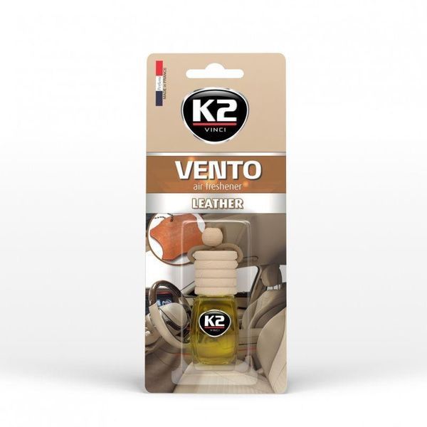 Ароматизатор для салона авто K2 VENTO LEATHER 8 мл K20789 фото