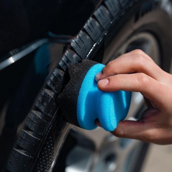 Губка-аппликатор K2 Tyre Аpplicator для полировки шин D 8 см K20578 фото