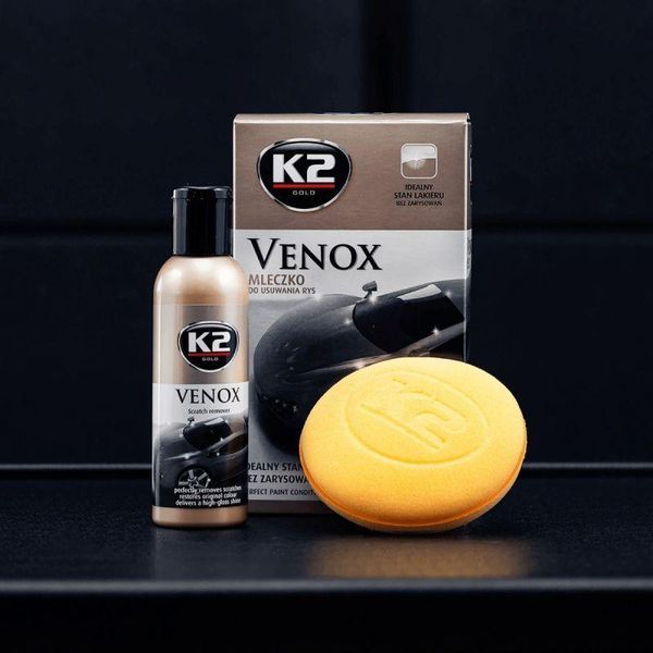Поліроль для кузовa K2 Venox з губкою 180 г K20205 фото