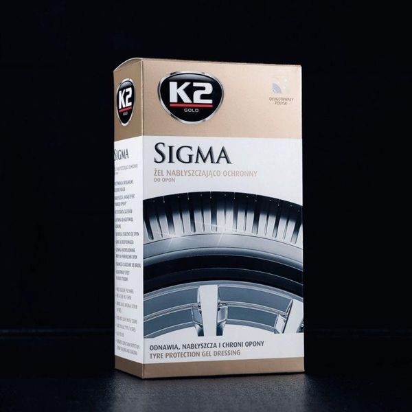Гель для полировки и ухода за шинами K2 Sigma 500 мл K20456 фото