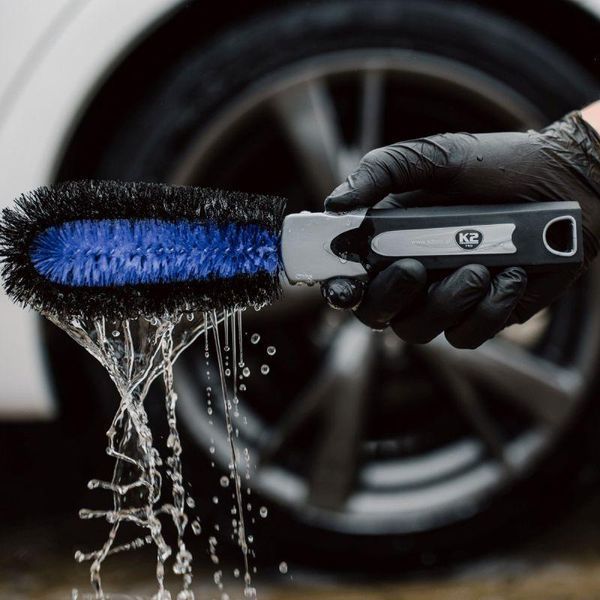 Щетка K2 Brush PRO для мытья дисков и колпаков пластик 27 см х 6 см K20352 фото