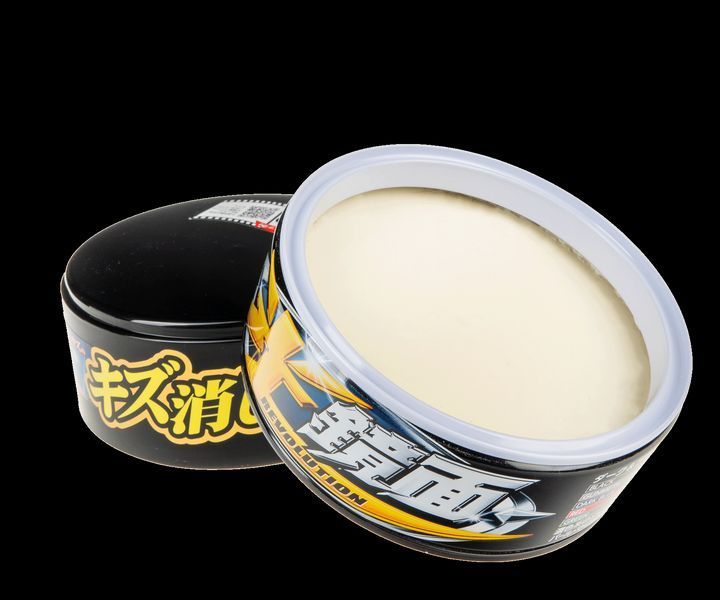 Твердый воск SOFT99 Scratch Clear Wax Mirror Finish Black 420 фото