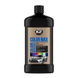 Поліроль восковий для кузова K2 Color Max чорний 500 мл K20342 фото