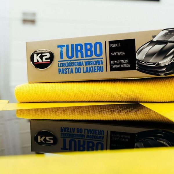 Паста для полировки кузова K2 Turbo Tempo 120 г K20109 фото
