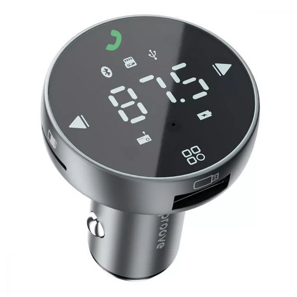 АЗП Proove FM Launcher Sound Sync 30W (PD+QC3.0) Type-C+USB 50880 фото