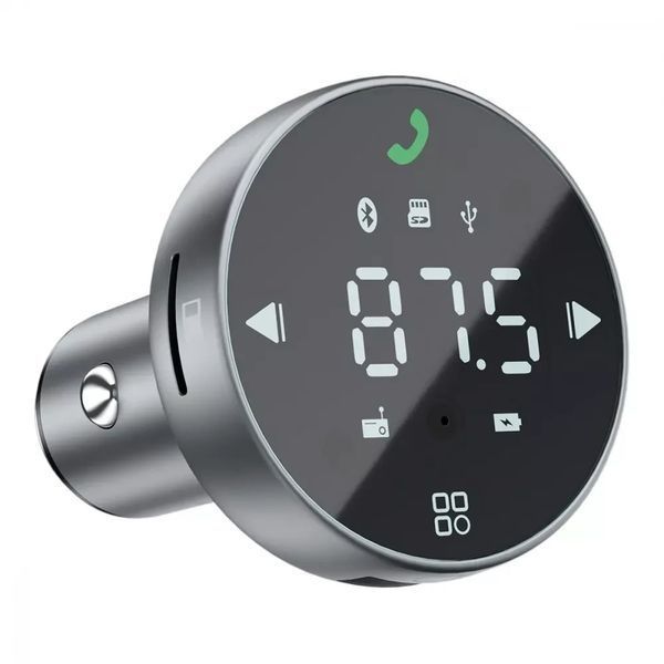 АЗП Proove FM Launcher Sound Sync 30W (PD+QC3.0) Type-C+USB 50880 фото