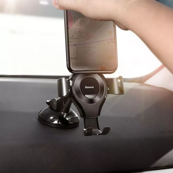 Автомобільний тримач Baseus Osculum Type Gravity Car Mount 21743 фото