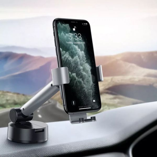 Автомобільний тримач Baseus Simplism Gravity Car Mount With Suction Base 30748 фото