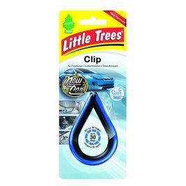 Ароматизатор для салону авто Little Trees Clip "Нове авто" 30 г MT0107 фото