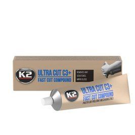 Паста для механічного полірування кузова К2 Ultra Cut C3+ 100 г K20417 фото